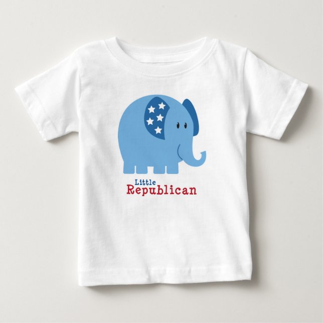 T-shirt Pour Bébé Petit républicain (Devant)