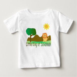 T-shirt Pour Bébé Petit roi de la savane