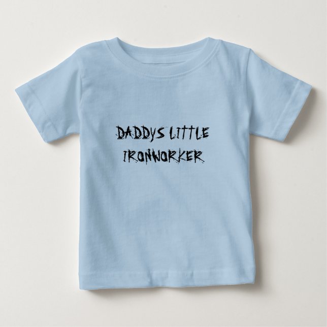 T-SHIRT POUR BÉBÉ PETIT SERRURIER DE DADDYS (Devant)