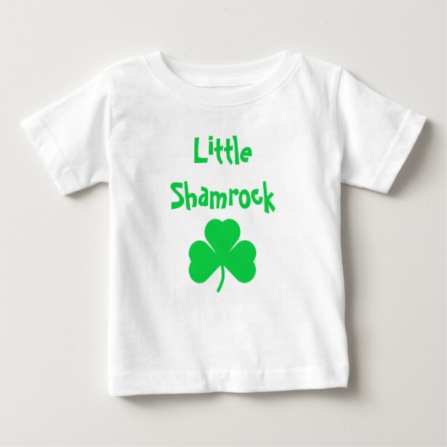 T-shirt Pour Bébé Petit Shamrock (Devant)