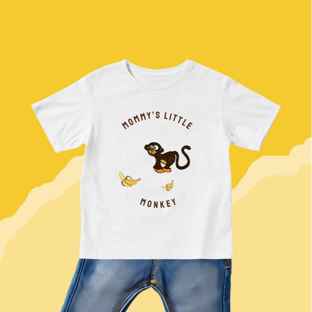 T-shirt Pour Bébé Petit singe (Créateur téléchargé)