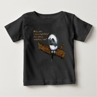 T-shirt Pour Bébé Petit Singe mignon