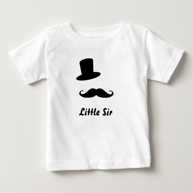 T-shirt Pour Bébé Petit Sir (Devant)