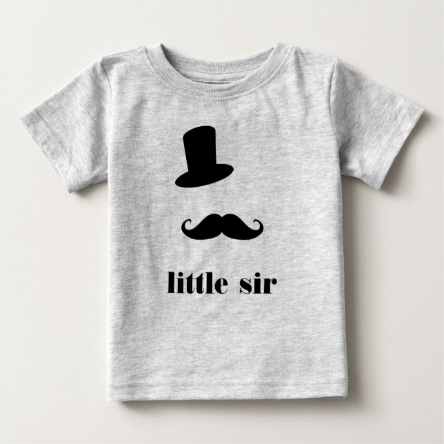 T-shirt Pour Bébé Petit Sir (Devant)