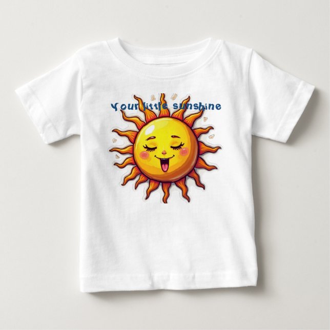T-shirt Pour Bébé Petit soleil  (Devant)