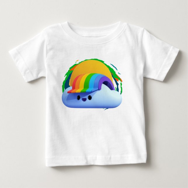 T-shirt Pour Bébé Petit Soleil 👶 ☀️ (Devant)