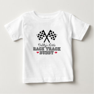 T-shirt Pour Bébé Petit T-shirt de bébé d'ami de voie de course du