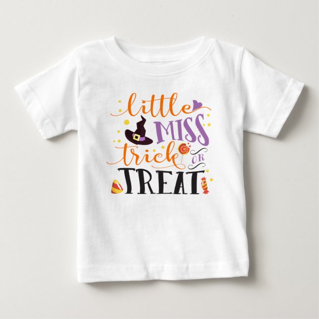 T-shirt Pour Bébé petit tour de passe-passe manquant ou traiter l'ha (Devant)