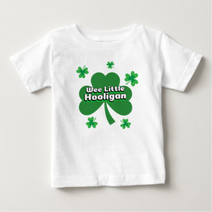 T-shirt Pour Bébé Petit voyou de la Saint-Patrick Trèfle