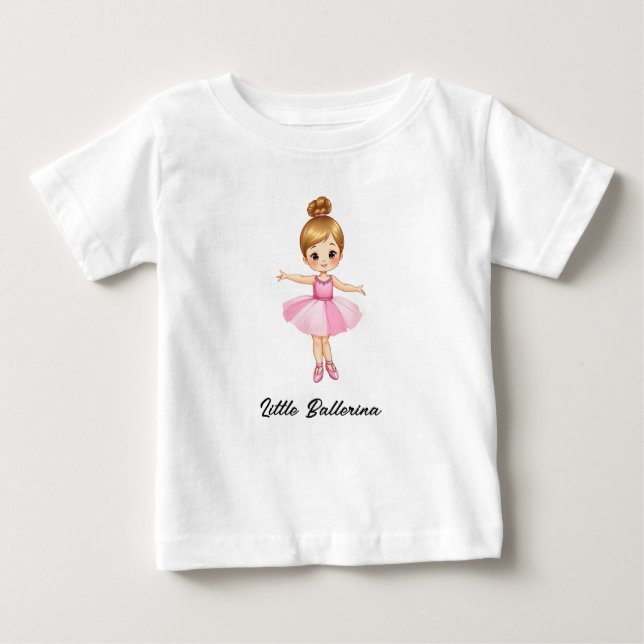 T-shirt Pour Bébé Petite Ballerine (Devant)