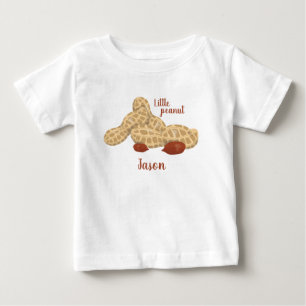 T-shirt Pour Bébé Petite cacahuète avec nom