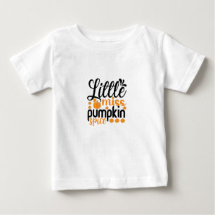 T-shirt Pour Bébé Petite épice citrouille