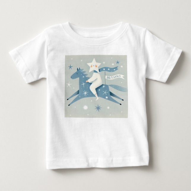 T-shirt Pour Bébé Petite étoile bébé (Devant)