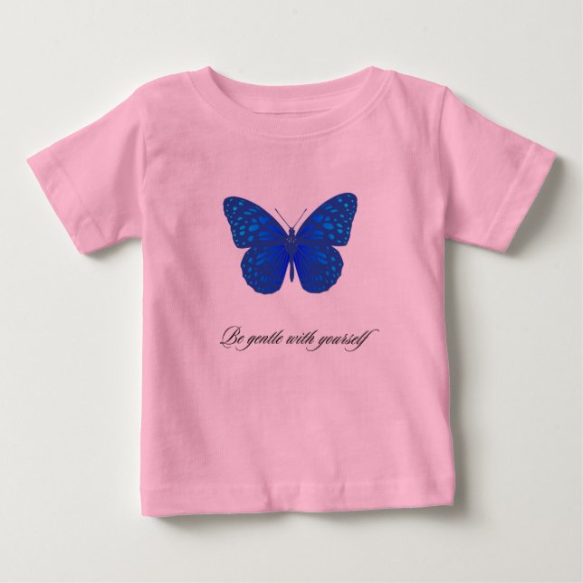 T-shirt Pour Bébé petite fille accueil spécial positif être design d (Devant)