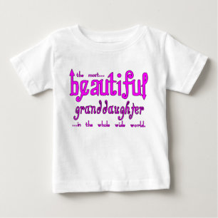 T-shirt Pour Bébé Petite-fille de fêtes de Noël d'anniversaire bel