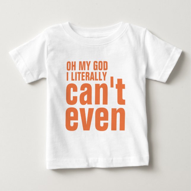 T-shirt Pour Bébé Petite fille qui ne peut même pas (Devant)