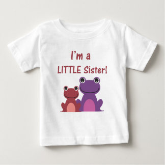 T-shirt Pour Bébé Petite grenouille frère T (violet/rose)