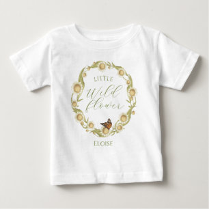T-shirt Pour Bébé Petite marguerite Fleur sauvage Floral