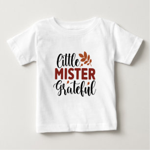 T-shirt Pour Bébé Petite Mister Grateful - Thankgiving