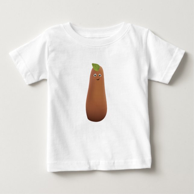 T-shirt Pour Bébé petite pomme (Devant)