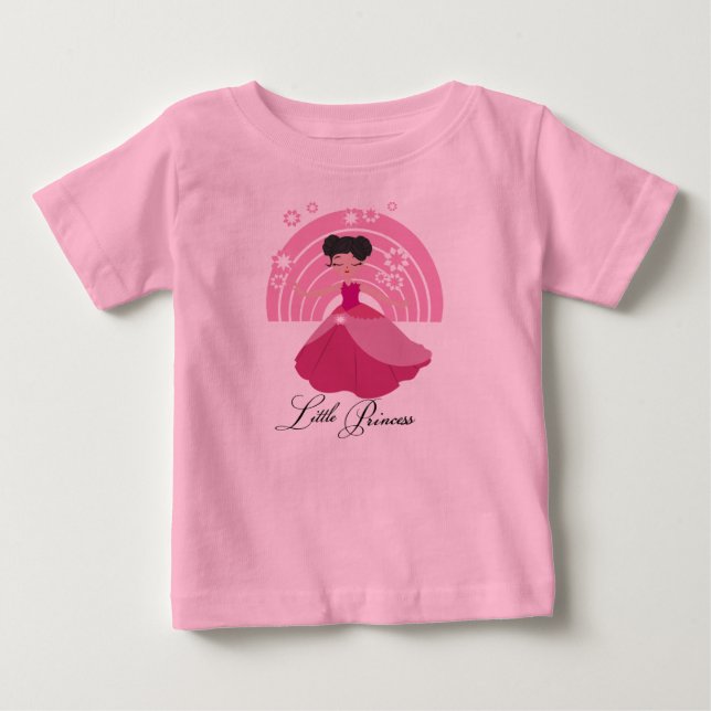 T-shirt Pour Bébé Petite princesse (Devant)