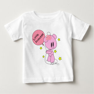 T-shirt Pour Bébé Petite Princesse Bébé Fille T-Shirt Ours en Peluch