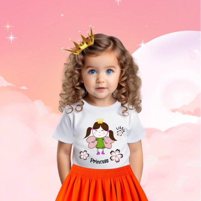 T-shirt Pour Bébé Petite princesse drôle (Créateur téléchargé)