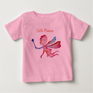 T-shirt Pour Bébé Petite princesse Fairy Tutu Bodysuit, rose