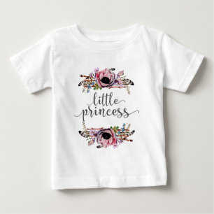 T-shirt Pour Bébé Petite Princesse   Tutu de bébé fille floral bohèm