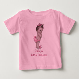 T-shirt Pour Bébé Petite princesse Vintage bébé de papa