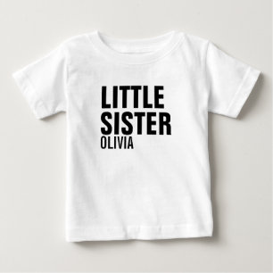 T-shirt Pour Bébé Petite robe bébé personnalisée sans manches Little