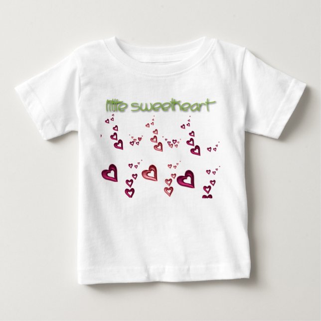 T-shirt Pour Bébé Petite robe de bébé amoureuse (Devant)