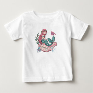 T-shirt Pour Bébé Petite sirène