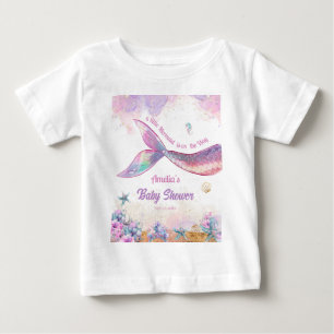 T-shirt Pour Bébé Petite Sirène Océan Pastel