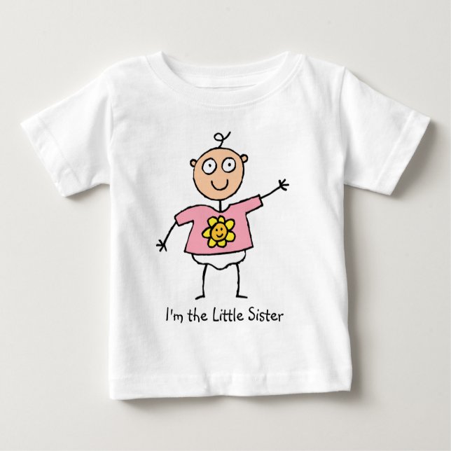 T-shirt Pour Bébé Petite soeur (Devant)