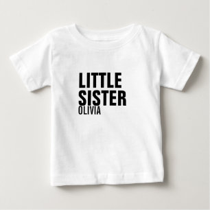 T-shirt Pour Bébé Petite Soeur Ensemble Bodysuit et Tutu sur mesure