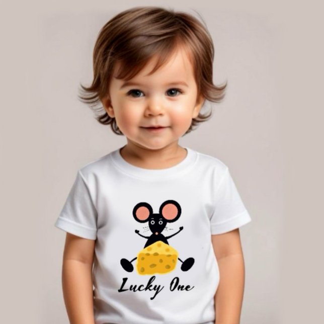 T-shirt Pour Bébé Petite souris au fromage (Créateur téléchargé)
