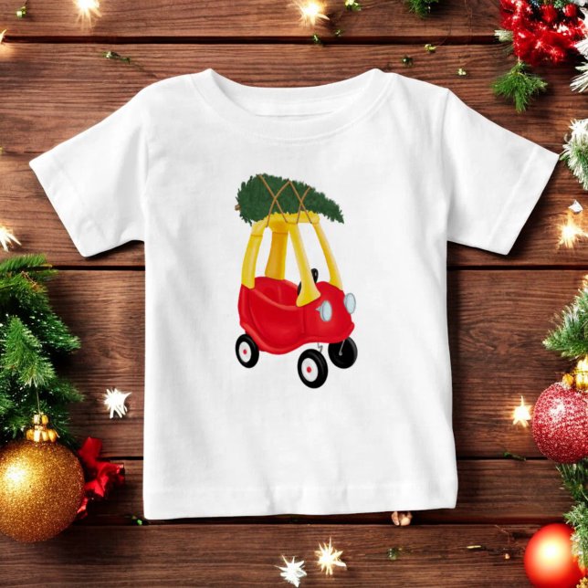 T-shirt Pour Bébé Petite voiture vacances 1er anniversaire fête garç (Créateur téléchargé)