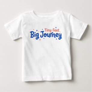T-shirt Pour Bébé Petits Pieds Grand Voyage