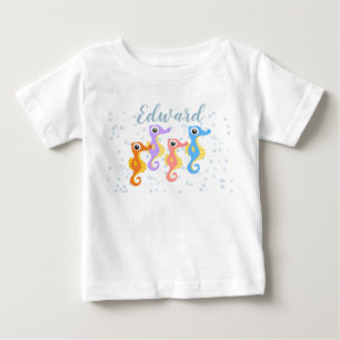 T-shirt Pour Bébé Petits Seahores