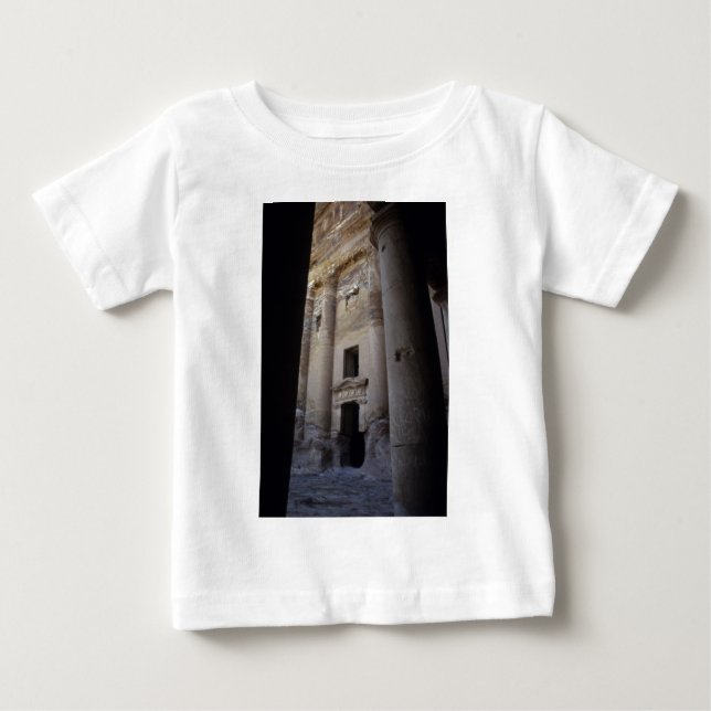 T-shirt Pour Bébé Petra, Jordanie. (Devant)