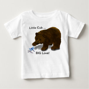 T-shirt Pour Bébé "Peu de CUB… GRAND amour !" Pièce en t d'enfant