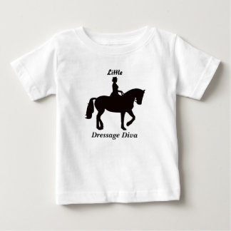 T-shirt Pour Bébé Peu de dessus de diva de dressage