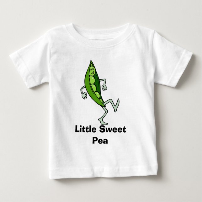 T-shirt Pour Bébé Peu de pois doux (Devant)