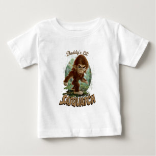 T-shirt Pour Bébé Peu de Sasquatch du papa