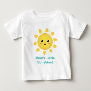 T-shirt Pour Bébé Peu de soleil de la maman de bonheur