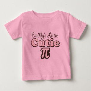 T-shirt Pour Bébé Peu de T-shirt de bébé de Cutie pi du papa