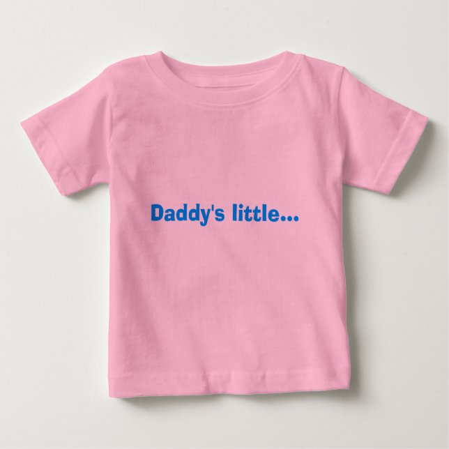 T-shirt Pour Bébé Peu du papa… (Devant)