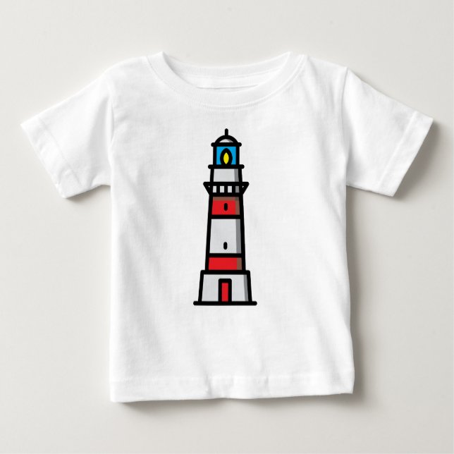 T-shirt Pour Bébé Phare (Devant)