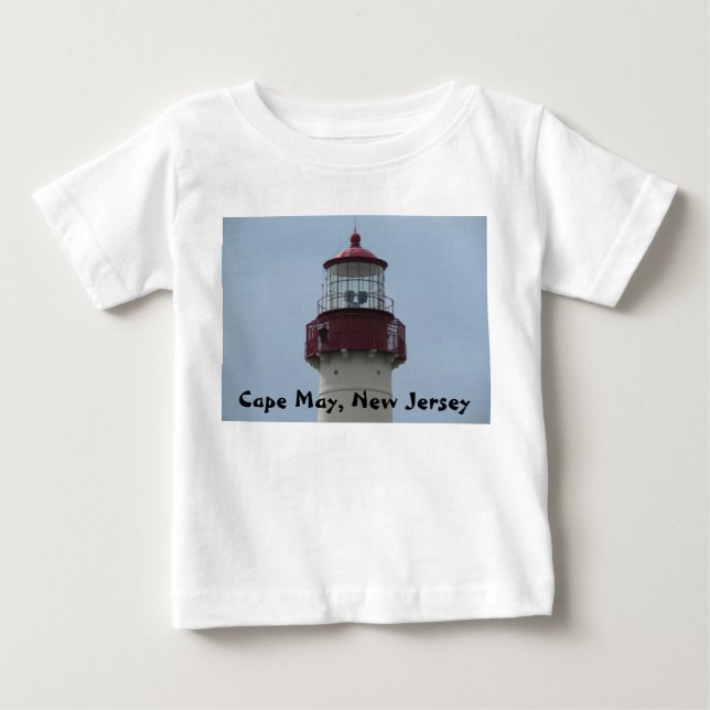 T-shirt Pour Bébé Phare de Cape May (Devant)